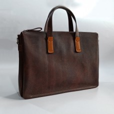 YC-15758-2 LEATHER BRIEFCASE