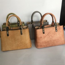 SC-0001 leather tote handbag