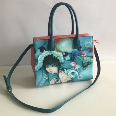 YQ-0032 Printed leather handbag