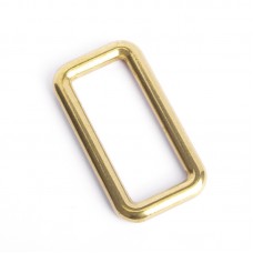 Solid Brass Rectangle Buckle