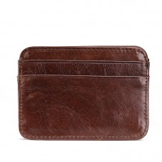 Vegetable Tanned Leather Card Holder 001