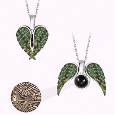 Stainless Steel Necklace - Angel Wing