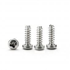 PB Stainless Steel Philips Round head Flat tail Tapping Screw For M1.7-M4