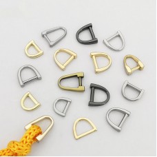 Zinc Alloy D Ring for Zip puller 14